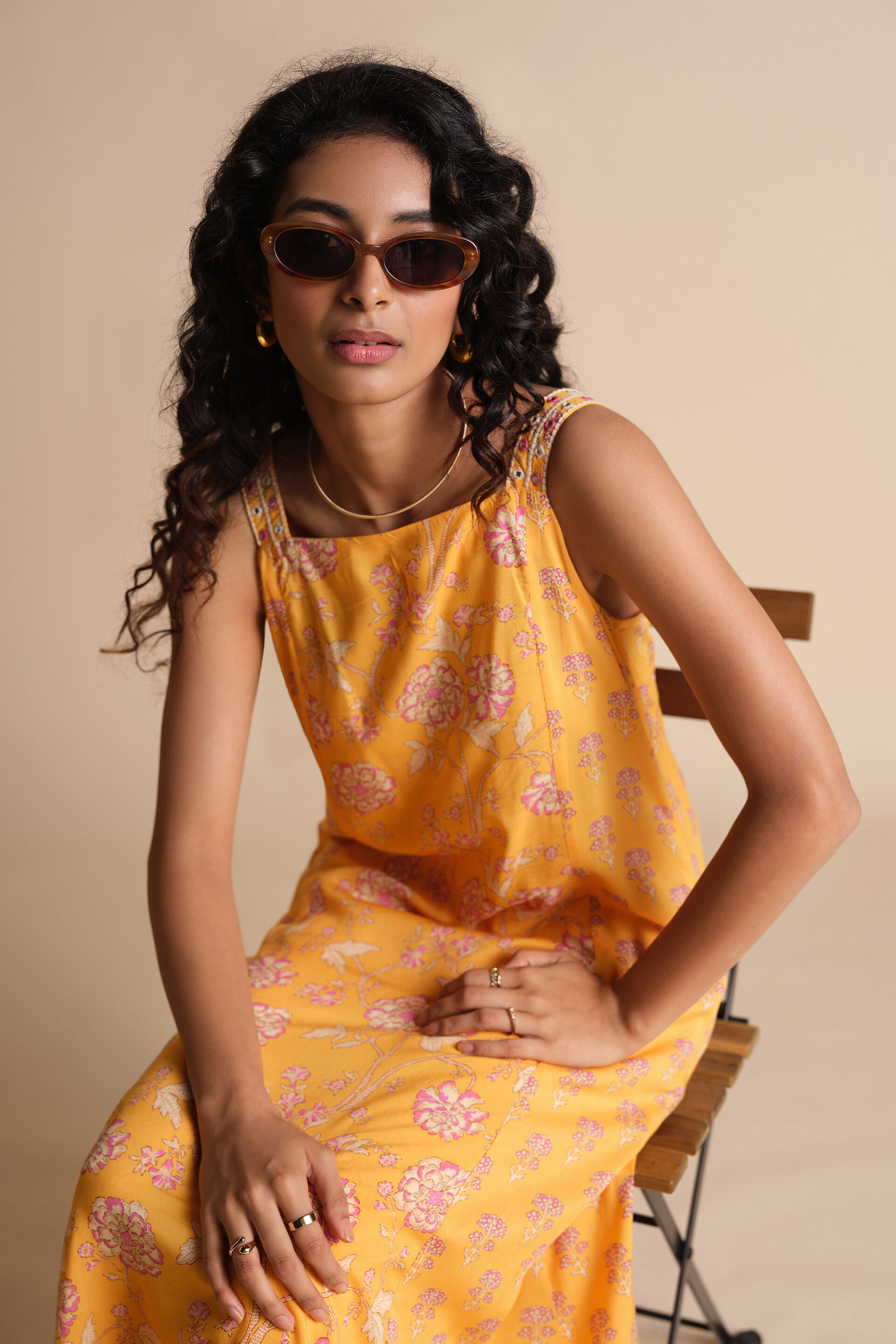 Summer Noor Kurta, Mustard, image 7